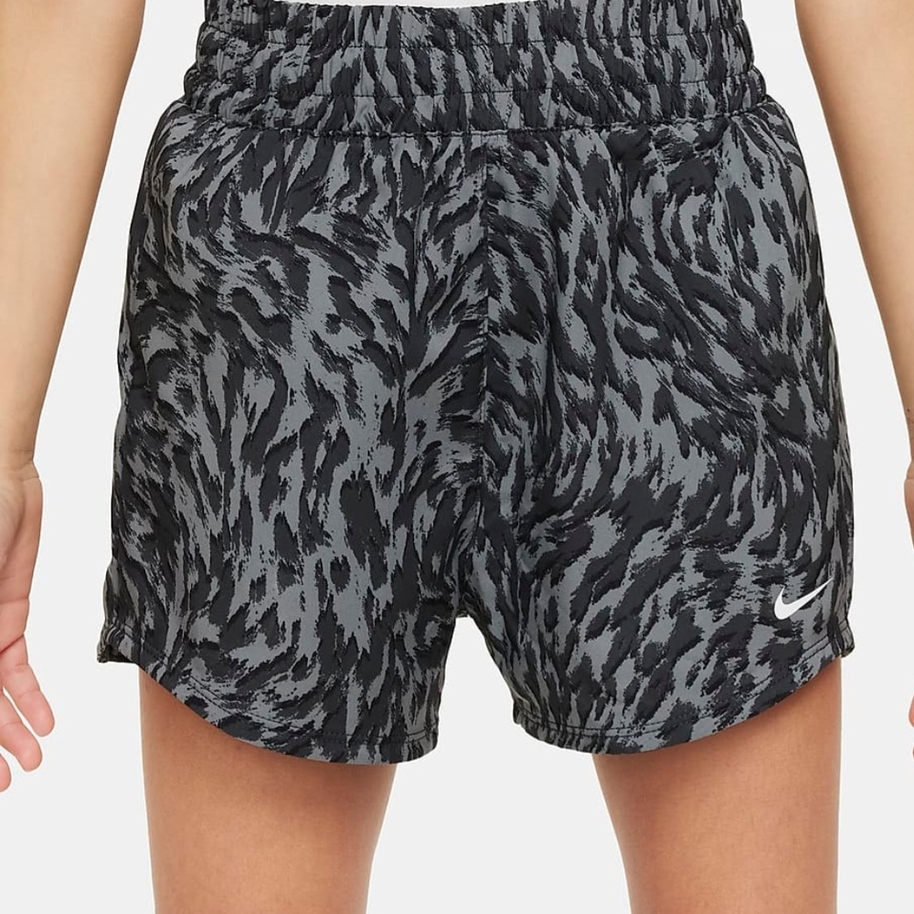 Nike Women's Black Patterned Shorts